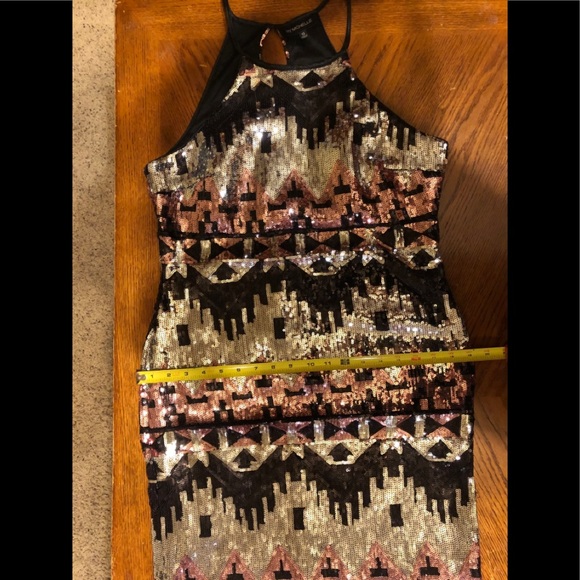 Sequin fitted dress from My Michelle Size 13 - Picture 7 of 10